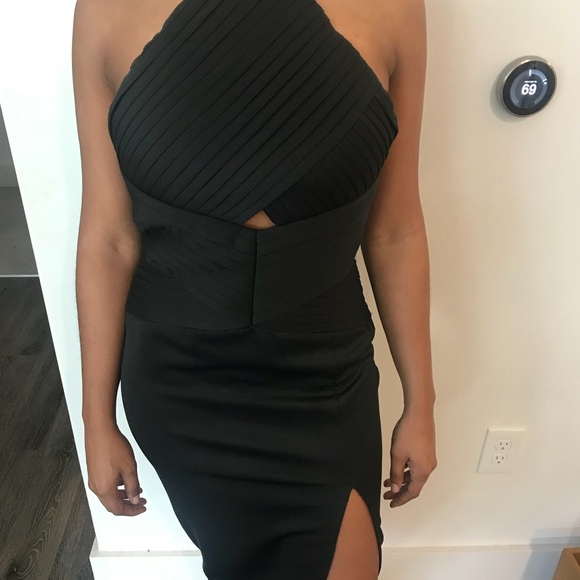 Premonition Midi Dress with thigh split - Picture 3 of 4